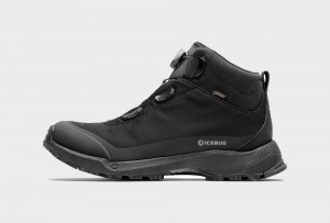 Black Men's Icebug Stavre Michelin GTX Winter Boots | USA-ESR438276