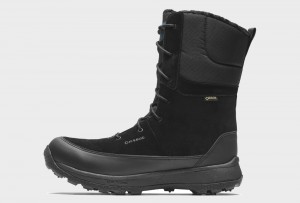 Black Men's Icebug Torne BUGrip GTX Studs Winter Boots | USA-HEY831495