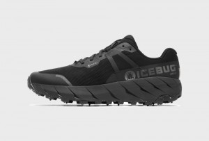 Black Women's Icebug Arcus BUGrip GTX Running Shoes | USA-KHL796140