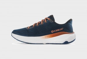 Blue / Orange Women's Icebug Aura RB9X Running Shoes | USA-GFL076432