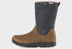 Coffee / Grey Women's Icebug Grove ReWool BUGrip BUGDri Winter Boots | USA-TFI074281