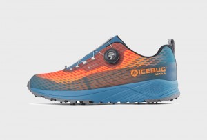 Orange Men's Icebug NewRun BUGrip GTX Running Shoes | USA-END749620