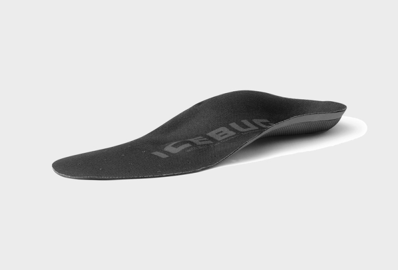 Black Unisex Icebug Slim Medium Studs Insoles | USA-WYI127609