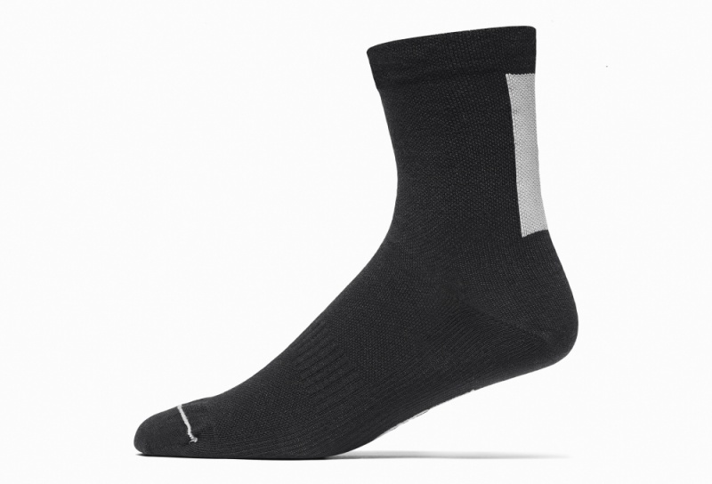 Black Unisex Icebug Trail Merino Running Socks | USA-UDP567239