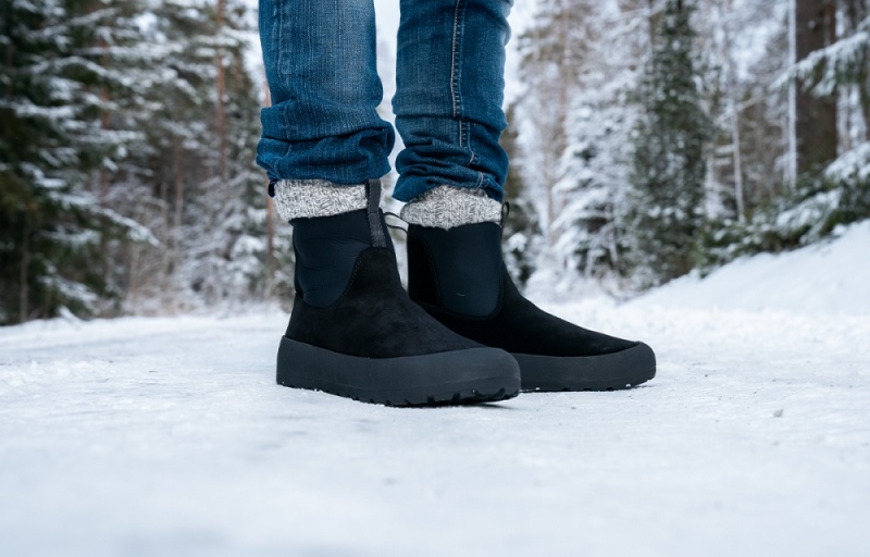 Black Women's Icebug Dala Biosole Winter Boots | USA-YKR058642