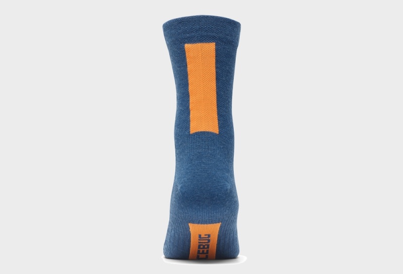 Blue Unisex Icebug Trail Merino Running Socks | USA-XQN623094